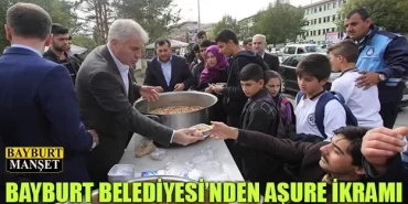 Bayburt Belediyesi’nden Aşure İkramı