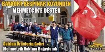Bayburt Beşpınar Köyünden Mehmetçik’e Destek