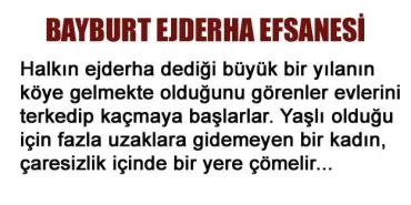 Bayburt Ejderha Efsanesi
