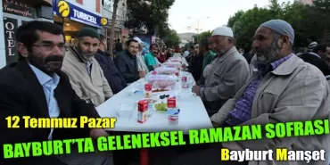 Bayburt Geleneksel Ramazan Sofrası