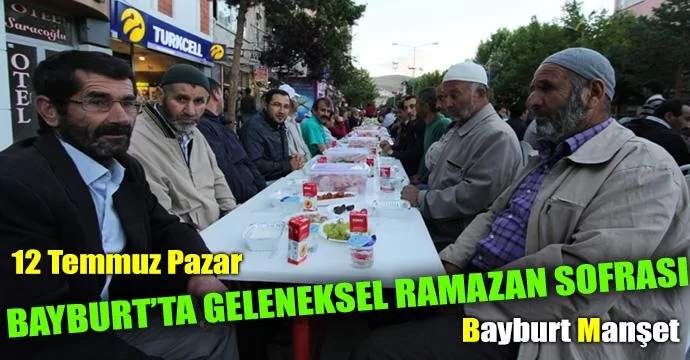 Bayburt Geleneksel Ramazan Sofrası