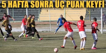 Bayburt Grup 5 hafta sonra 3 puanla tanıştı