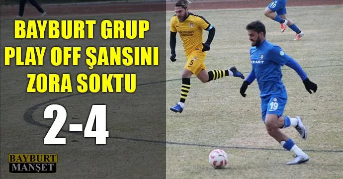 Bayburt Grup Play Off Şansını Zora Soktu