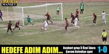 Bayburt grup tek golle geçti