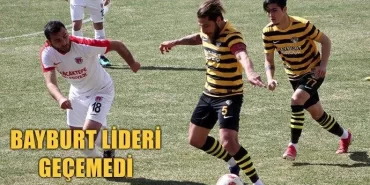 Bayburt lideri geçemedi