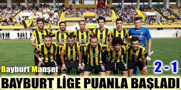 Bayburt lige puanla başladı