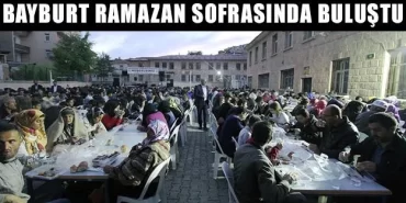 Bayburt Ramazan Sofrasında Buluştu