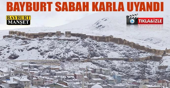 Bayburt Sabah Karla Uyandı