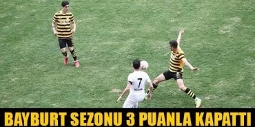 Bayburt Sezonu 3 Puanla Kapattı