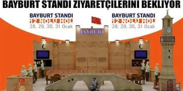 Bayburt Standı Ziyaretçilerini Bekliyor