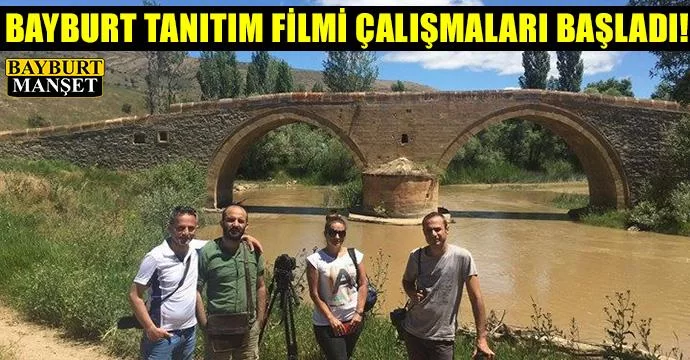 Bayburt tanıtım filmi çalışmaları başladı!