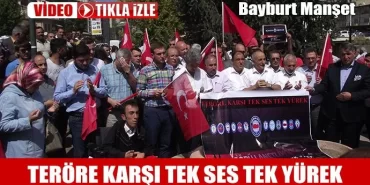 Bayburt terörü lanetledi