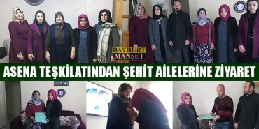Bayburt Ülkü Ocakları Asena Teşkilatından Şehit Ailelerine Ziyaret