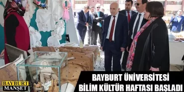 Bayburt Üniversitesi Bilim Kültür Haftası Başladı