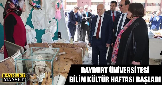 Bayburt Üniversitesi Bilim Kültür Haftası Başladı