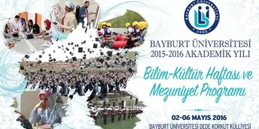 Bayburt Üniversitesi mezuniyet programı belli oldu