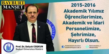 Bayburt Üniversitesinde Akademik Yıl Başladı