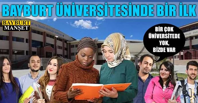 Bayburt üniversitesinde bir ilk