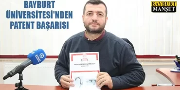 Bayburt Üniversitesinden Patent Başarısı