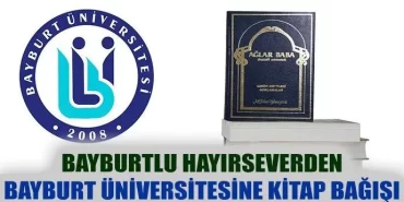 Bayburt Üniversitesine Kitap Bağışı