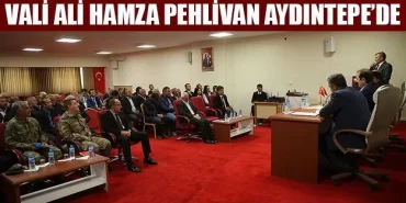 Bayburt Valisi Pehlivan Aydıntepe’de