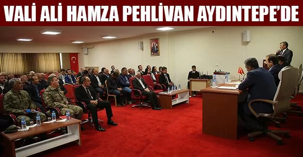 Bayburt Valisi Pehlivan Aydıntepe’de