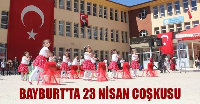 Bayburt'ta 23 nisan coşkusu