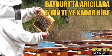 Bayburt’ta Arıcılara 5 bin TL'ye kadar hibe