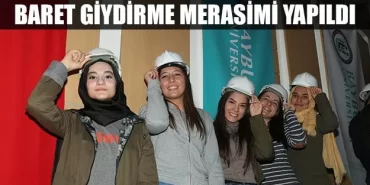 Bayburt'ta Baret Giydirme Merasimi Yapıldı