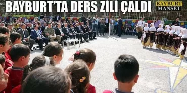 Bayburt’ta Ders Zili Çaldı