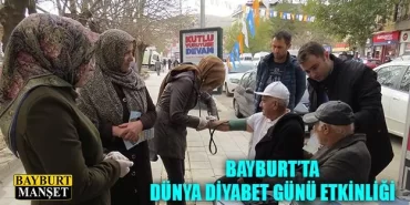 Bayburt’ta Dünya Diyabet Günü Etkinliği