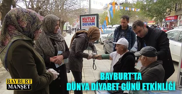 Bayburt’ta Dünya Diyabet Günü Etkinliği