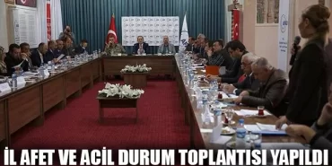 Bayburt’ta İl Afet ve Acil Durum Toplantısı Yapıldı
