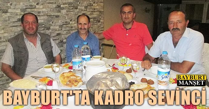 Bayburt'ta kadro sevinci