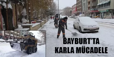 Bayburt’ta Karla Mücadele