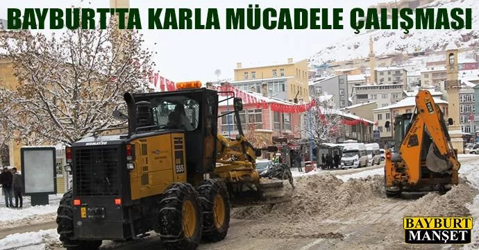 Bayburt'ta Karla Mücadele Çalışması