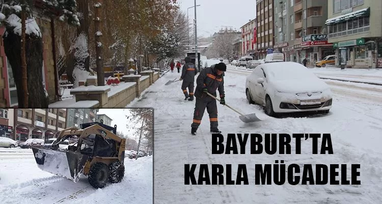 Bayburt’ta Karla Mücadele