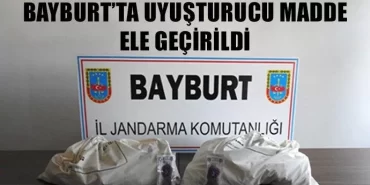 Bayburt'ta uyuşturucu madde ele geçirildi
