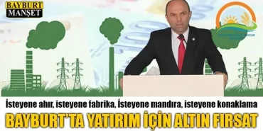 Bayburt’ta Yatırım İçin Altın Fırsat