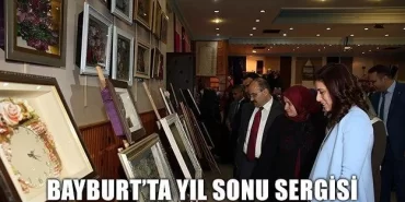 Bayburt’ta yıl sonu sergisi