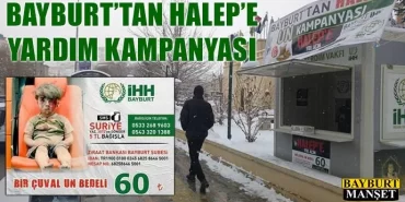 Bayburt'tan Halep'e Yardım Kampanyası