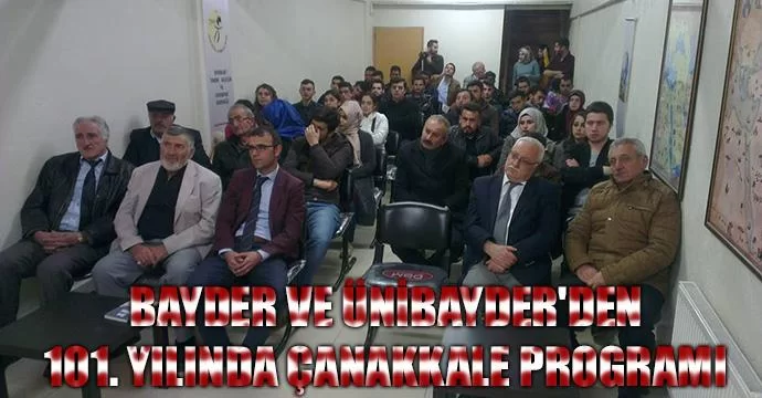 Bayder Ve Ünibayder'den Çanakkale Programı