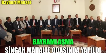 Bayramlaşma Şingah mahalle odasında yapıldı