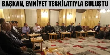 Belediye Başkanı Emniyet Teşkilatıyla Buluştu