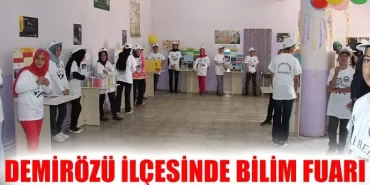 Demirözü İlçesinde Bilim Fuarı