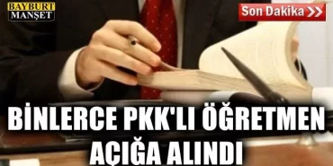 Binlerce PKK'lı Öğretmen Açığa Alındı