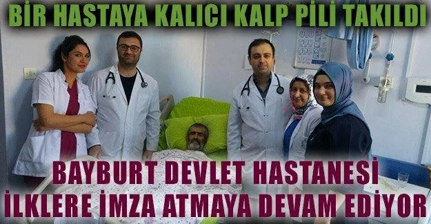 Bir Hastaya Kalıcı Kalp Pili Takıldı