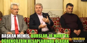 Burslar 10 Mart'ta Öğrencilerin Hesaplarında Olacak