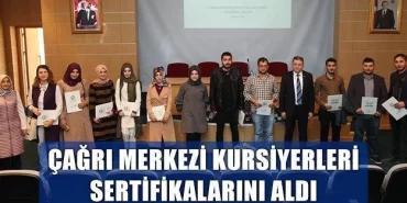 Çağrı Merkezi Kursiyerleri Sertifikalarını Aldı