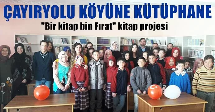 Çayıryolu Köyüne Kütüphane